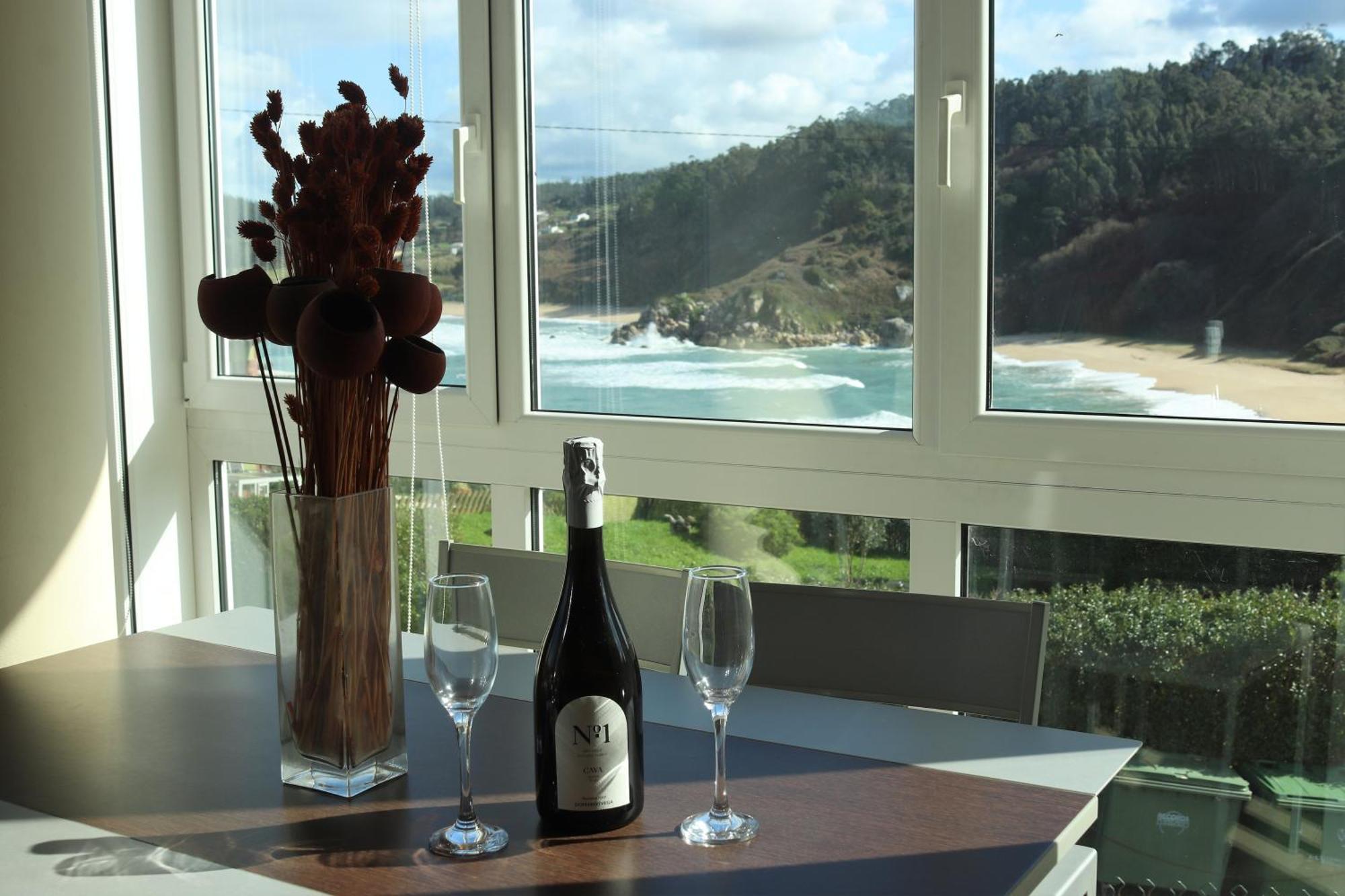 Ferienwohnung Vistas Al Mar O O Porto de Espasante Exterior foto